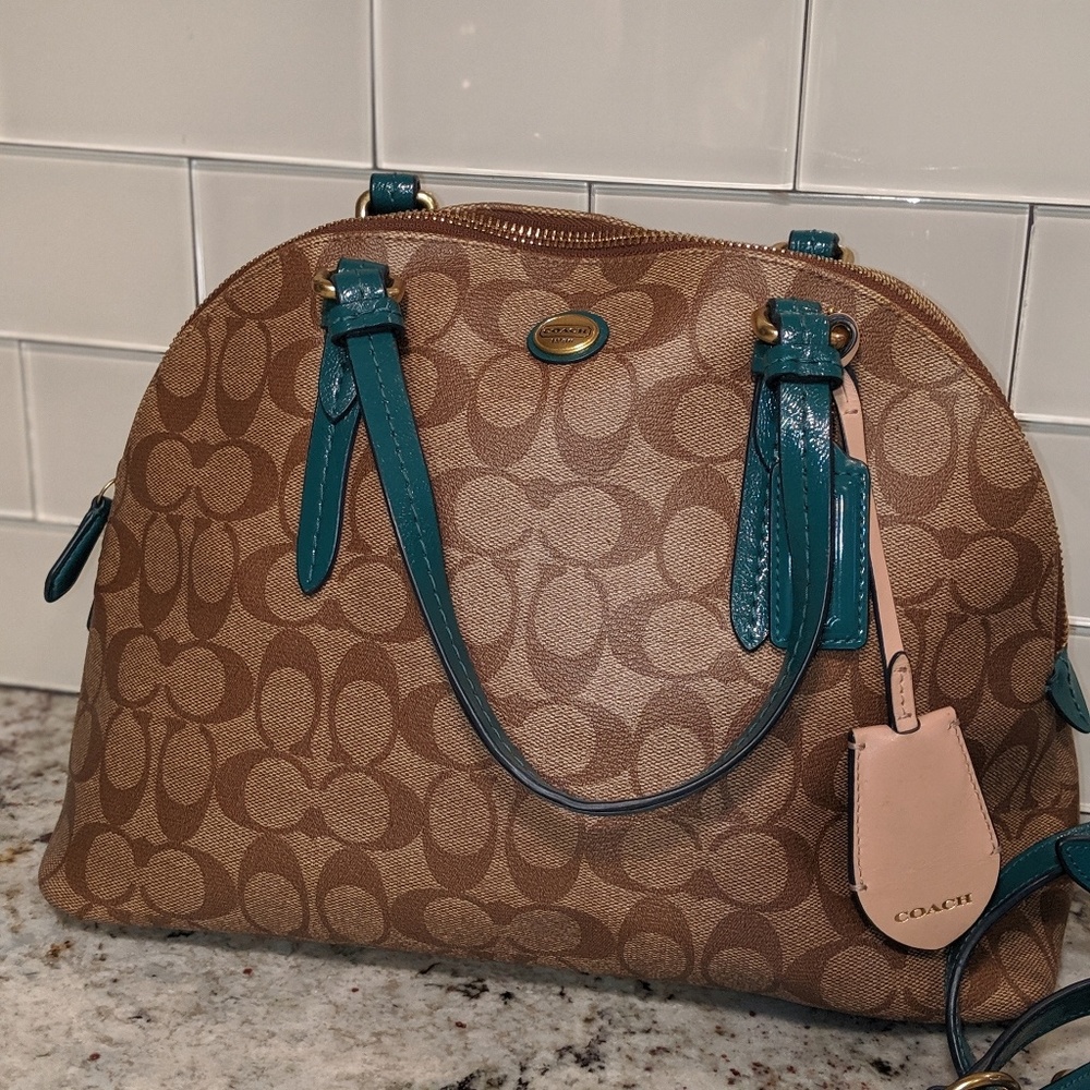 Authentic Coach signature Some Satchel Sm